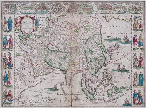 E34 - Asia Noviter Delineata 1635