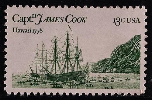 Captain Cook US Stamp