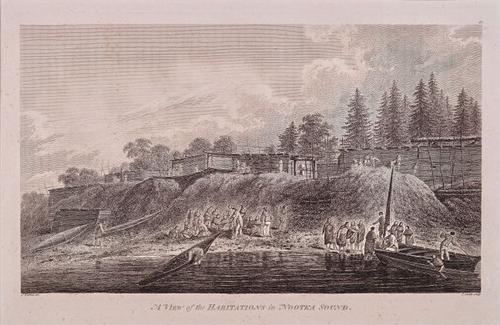 A View of the Habitations in Nootka Sound