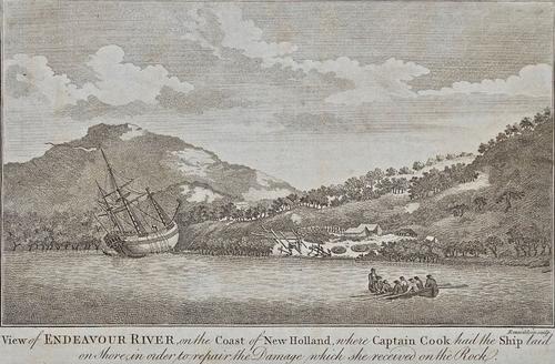 Endeavor River on the Coast of New Zealand