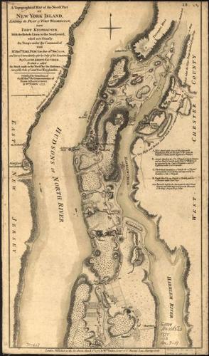 1777 Fort Washington Map