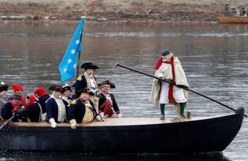 E40 - Re-enactment Showing the Durham Boat