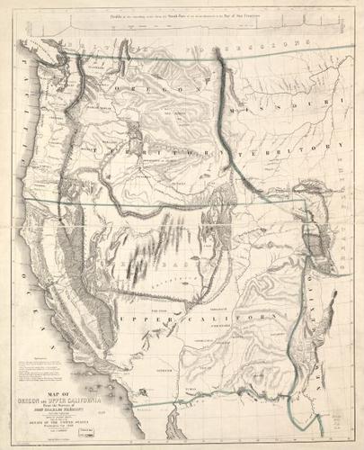 Western US 1848 Fremont