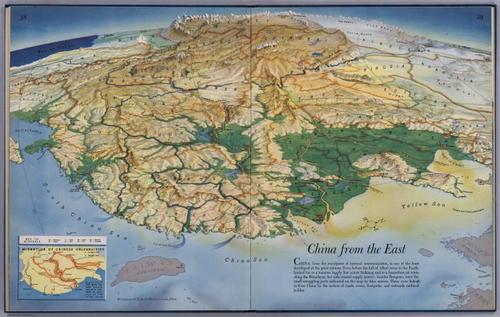 China From The East  - 1944 - Richard Edes Harrison - 026