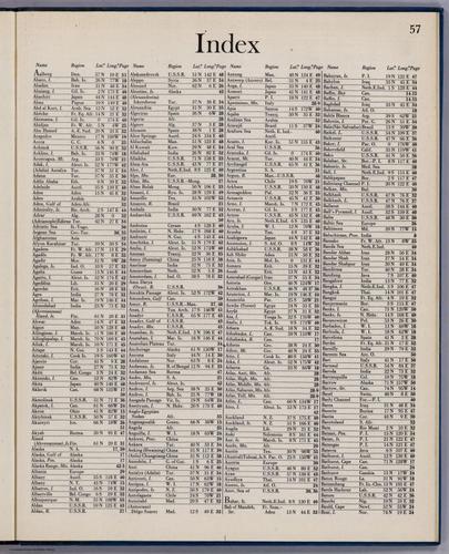 List Of Maps - 1944 - Richard Edes Harrison - 036