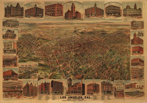 E65 - Los Angeles Cal population of city and environs 65000