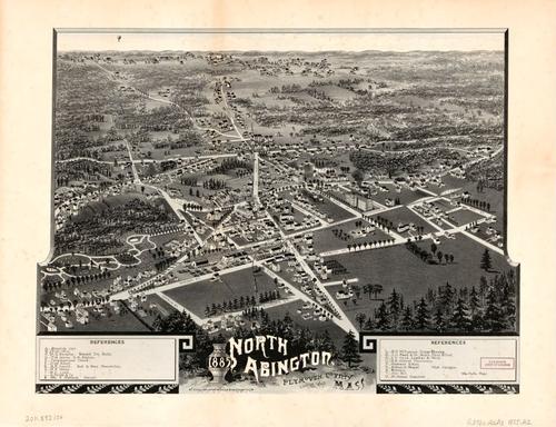 E70 - North Abington Plymouth County Looking West - AF Poole - 1885