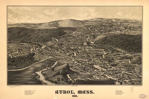 E70 - Athol Massachusetts by Lucien R Burleigh in 1887