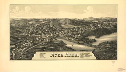 E70 - Ayer Massachusetts by Lucien R Burleigh in 1886