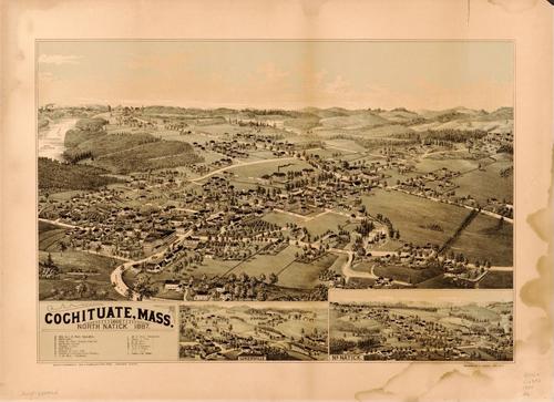 E70 - Cochituate Massachusetts and North Natick by George E Norris in 1887