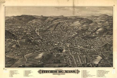 E70 - Fitchburg Massachusetts by Lucien R Burleigh in 1882
