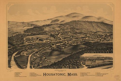 E70 - Housatonic Massachusetts by Lucien R Burleigh in 1890
