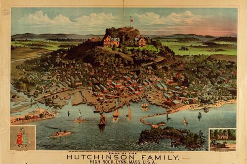 E70 - Home of the Hutchinson Family High Rock Lynn Massachusetts USA - 1881