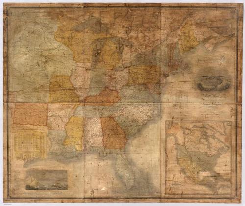E73 - Map Of The United States - Anthony Finley - 1833