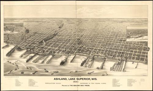 E78 - Ashland Lake Superior Wisconsin - CJ Pauli - 1890