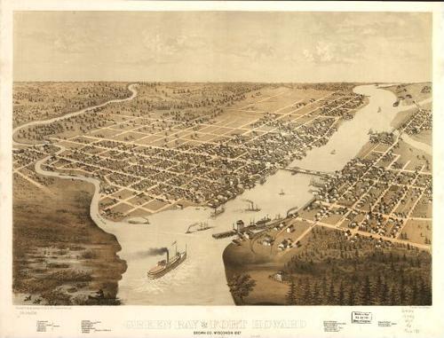 E78 - Green Bay and Fort Howard Brown Co Wisconsin - A Ruger - 1867