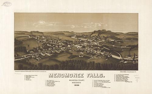 E78 - Menomonee Falls Waukesha County Wisconsin - Beck and Pauli - 1886