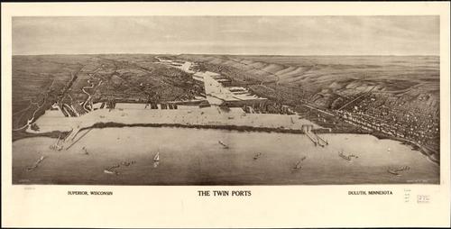 E78 - The Twin Ports Superior Wisconsin Duluth Minnesota - Henry Wellge - 1915