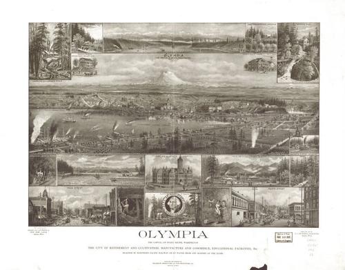 E79 - Olympia The Capital on Puget Sound Washington - SS Churchill - 1903