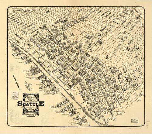 E79 - Main Business District Periscopic Seattle - Ross W Tulloch - 1903