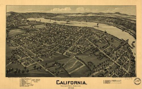 E80 - California Washington County Pennsylvania 1902