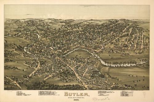 E80 - Butler Butler County Pennsylvania - 1896