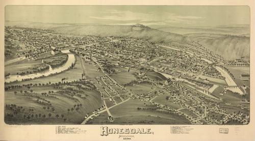 E80 - Honesdale Pennsylvania - 1890
