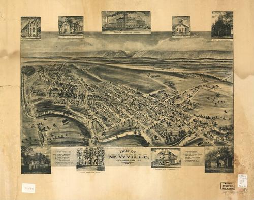 E80 - View of Newville Cumberland Co Pennsylvania - 1903