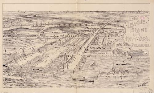 E80 - League Island US Navy Yard Philadelphia - 1897