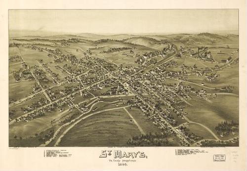 E80 - St  Marys Elk County Pennsylvania - 1895