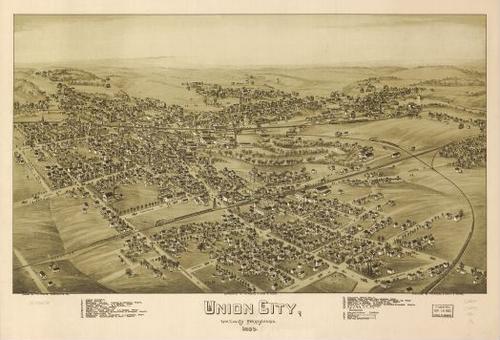 E80 - Union City Erie County Pennsylvania - 1895