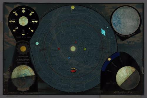 E84 - backlit Planetary System All flaps open except the center flap