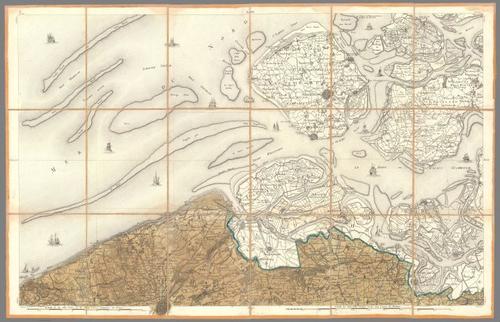 E85 - No. 2. Carte chorographique des Pays-bas autrichiens