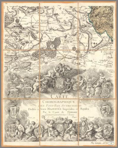E85 - No. 11. Carte chorographique des Pays-bas autrichiens