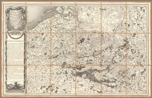E85 - No. 22. Carte general ... des Provinces autrichiennes dans les Pays Bas