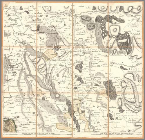E85 - No. 5. Carte chorographique des Pays-bas autrichiens