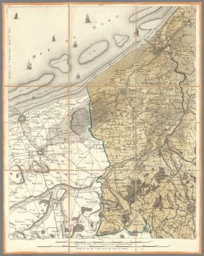 E85 - No. 6. Carte chorographique des Pays-bas autrichiens