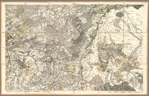 E85 -No. 9. Carte chorographique des Pays-bas autrichiens