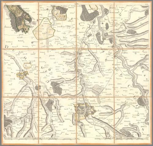 E85 - No. 10. Carte chorographique des Pays-bas autrichiens