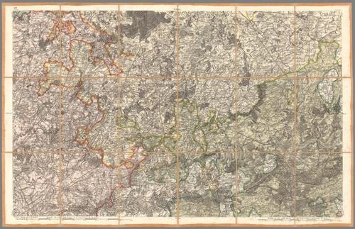 E85 - No. 13. Carte chorographique des Pays-bas autrichiens