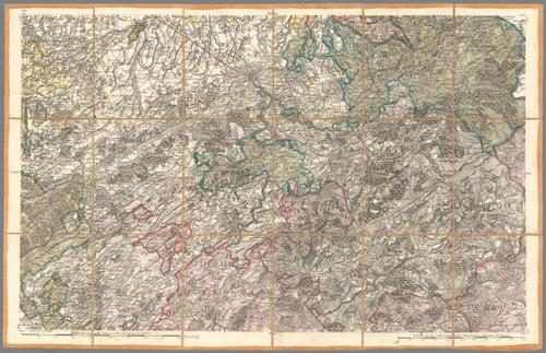 E85 - No. 14. Carte chorographique des Pays-bas autrichiens