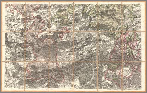 E85 - No. 18. Carte chorographique des Pays-bas autrichiens