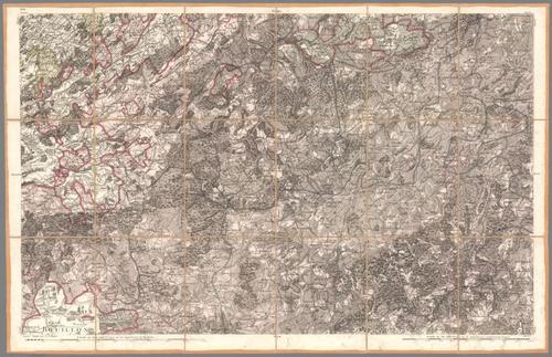 E85 - No. 19. Carte chorographique des Pays-bas autrichiens