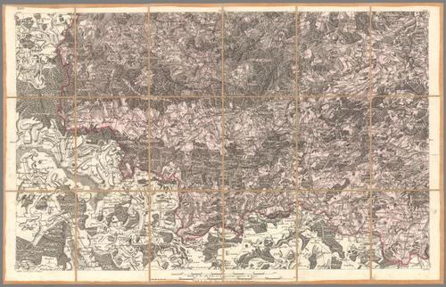 E85 - No. 24. Carte chorographique des Pays-bas autrichiens