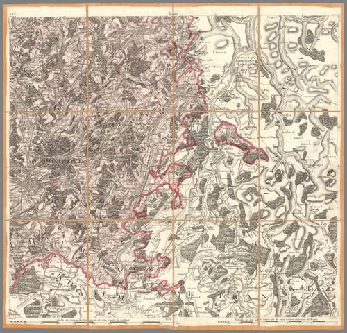 E85 -No. 25. Carte chorographique des Pays-bas autrichiens