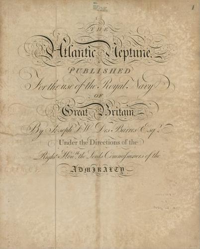 E89 - The Atlantic Neptune Published for the Use of the Royal Navy of Great Britain