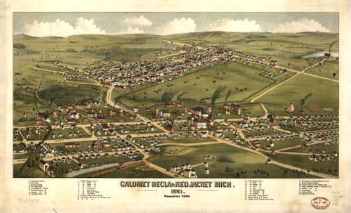 E94 - Calumet Hecla and Red Jacket Michigan - 1881