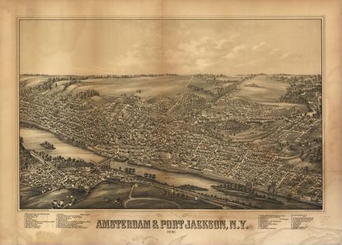 E95 - Amsterdam and Port Jackson New York - 1881