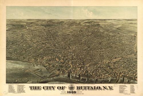 E95 - The city of Buffalo New York - 1880