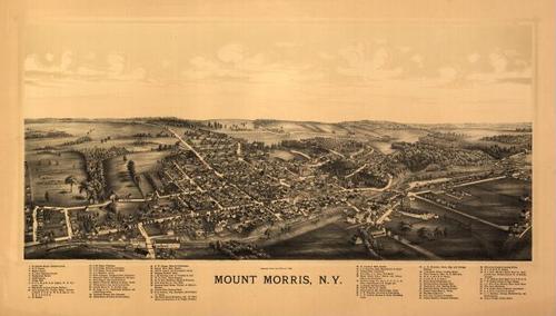 E95 - Mount Morris New York - 1893